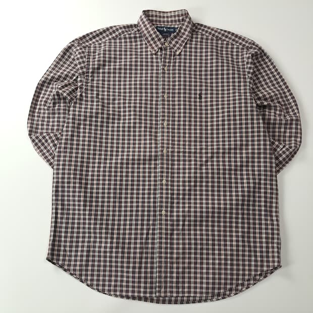CJ926 XL 폴로 블레이크 90s 프레피 모던 타탄체크 셔츠 남방