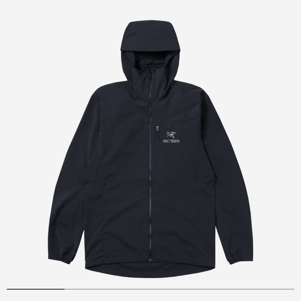 (새상품/25FW) 아크테릭스 스쿼미시 후디 블랙 사파이어 