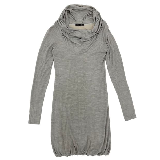 Patrizia Pepe Draped Cowl Neck Dress