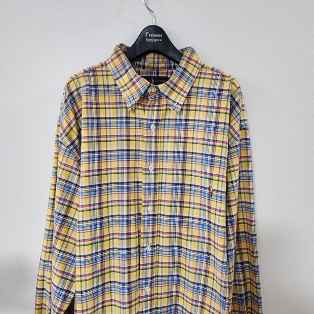 폴로랄프로렌 체크셔츠 (2XL