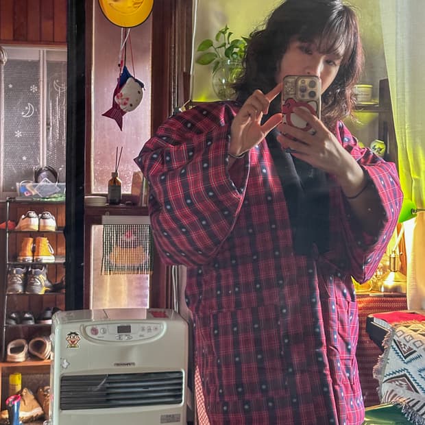 새상품 | 일본 한텐 방한복 | 겨울 필수템 | 빈티지의류