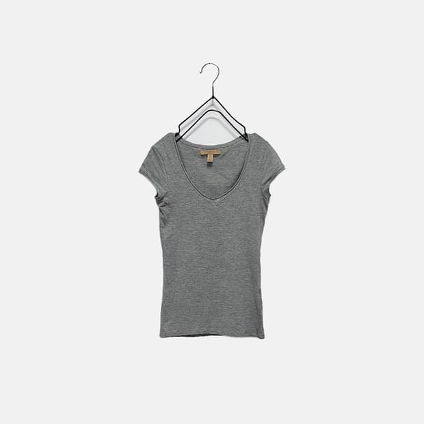 자라 zara 브이넥 반팔티셔츠
