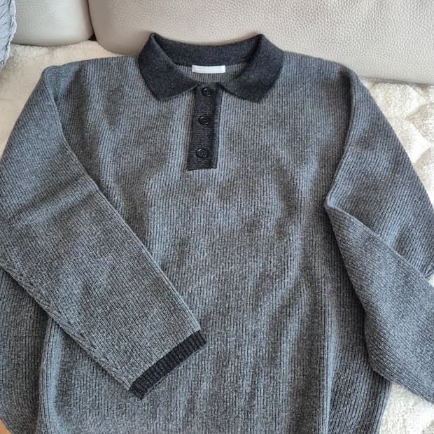 월스와일무브먼트 캐시미어 카라니트 차콜 1사이즈