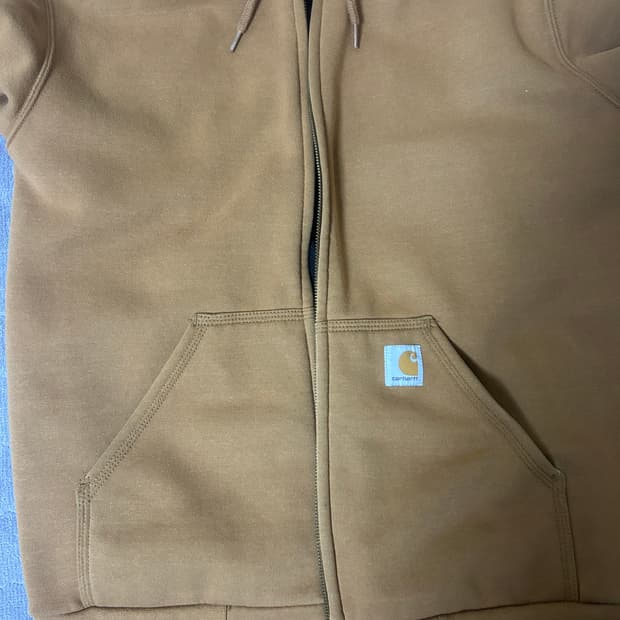 칼하트 브라운 후드집업 S