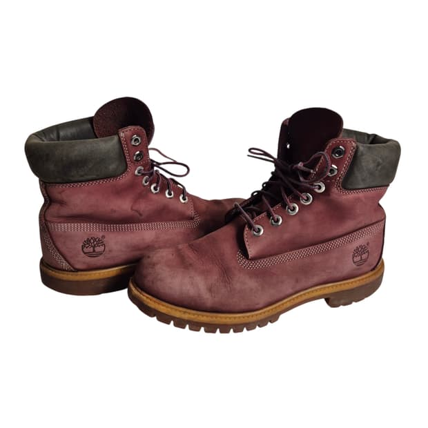 270) 팀버랜드 6인치 프리미엄 워커 부츠 버건디