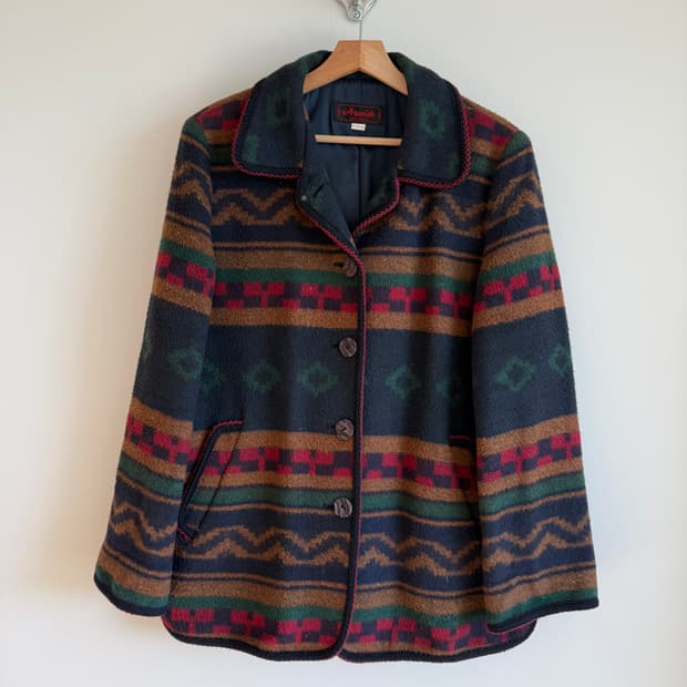 Pre owned 패턴 자켓