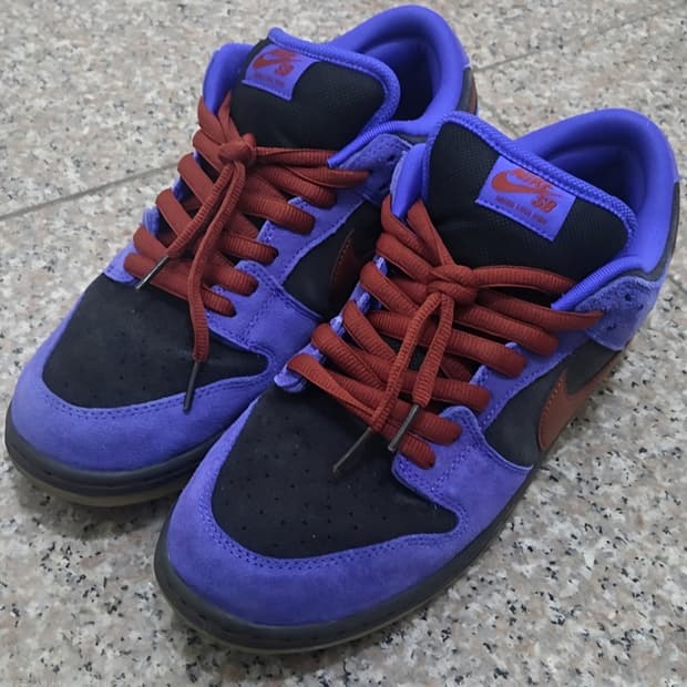 (295) 나이키 SB 덩크 로우 프로 페르시안 바이올렛