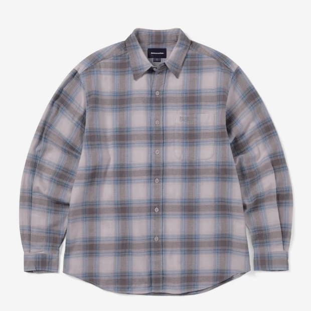디스이즈네버댓 Shadow Plaid Flannel Shirt 