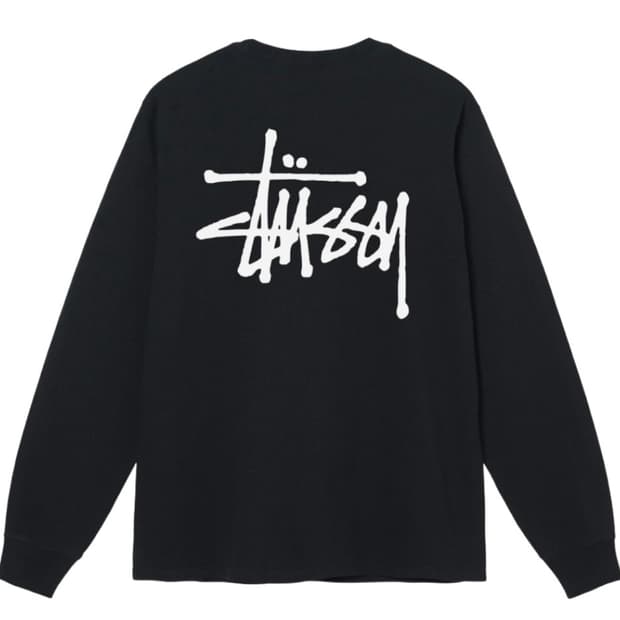 스투시 베이직 롱슬리브