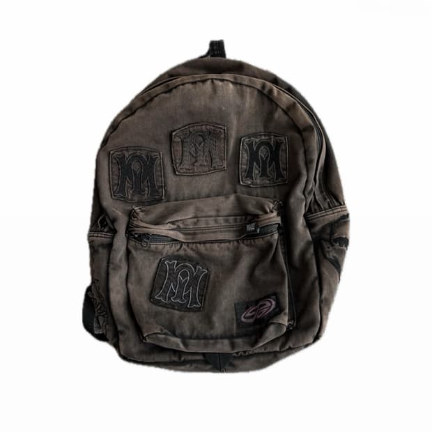 Mpq 워시드 패치 백팩