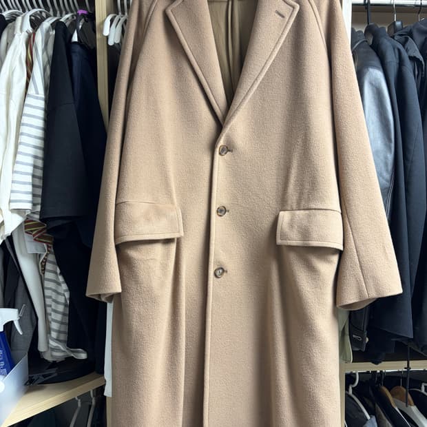 오라리 모저 캐시미어 코트 Light Brown 5사이즈