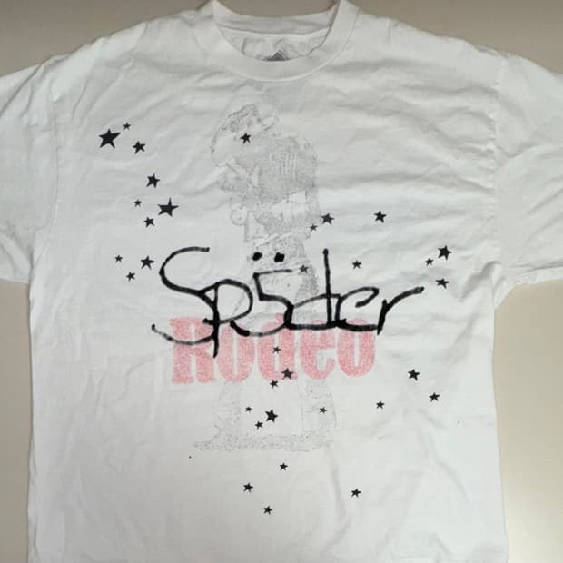 트래비스 스캇 Sp5der 콜라보 티셔츠 XL