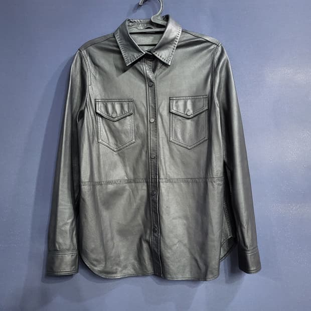 에스 쏠레지아 양가죽 셔츠자켓