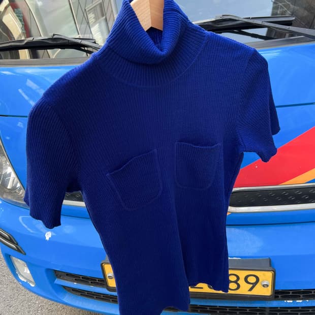 00s 겐죠 체스트포켓 하프니트