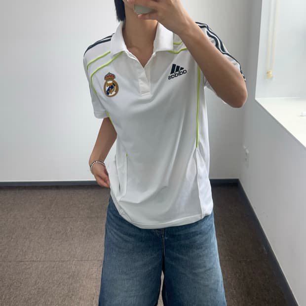 Adidas 아디다스 레알마드리드 카라 반팔