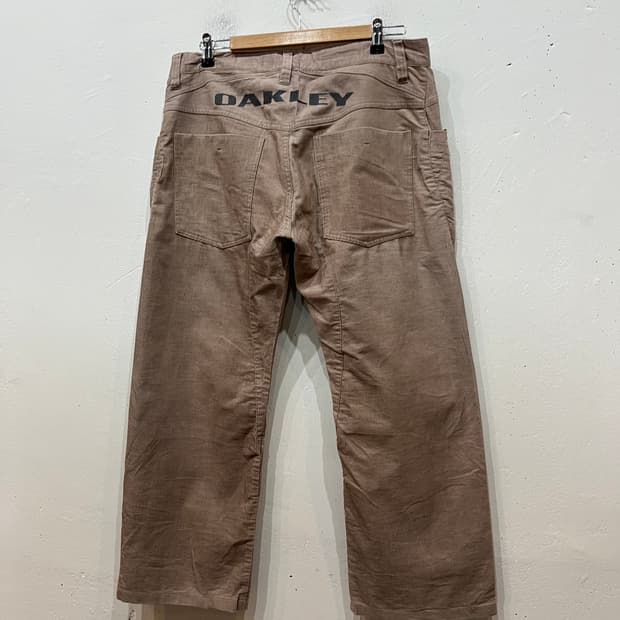 오클리 로고 코듀로이 팬츠