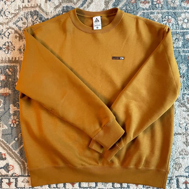 나이키 ACG 써마핏 크루 플리스 맨투맨 (중고.XL)