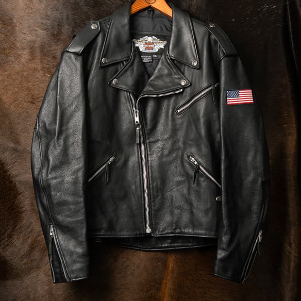 [2XL] 00s USA 할리데이비슨 레더 더블라이더 자켓 