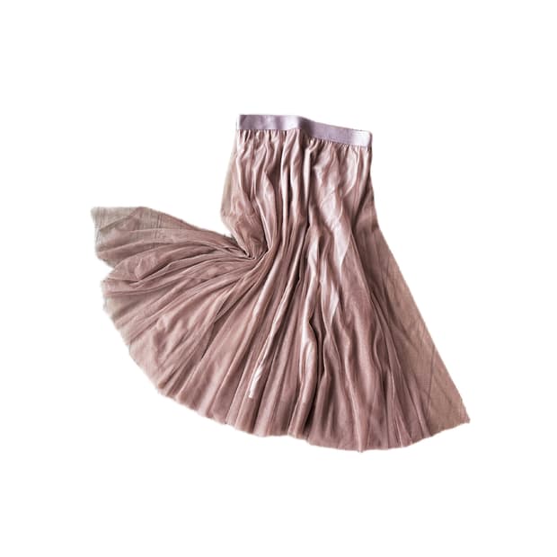 Chiffon Tulle Long Skirt
