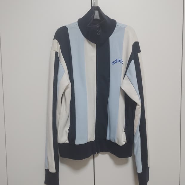 아디다스 스카이블루 y2k 트레이닝 져지 자켓-100사이즈