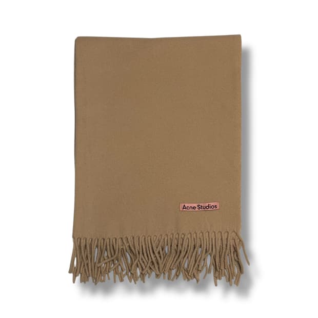 Acne Studios 울 베이지 머플러