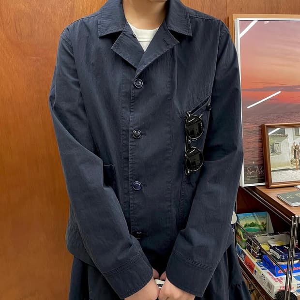 헬로선라이즈 트레블 자켓 네이비