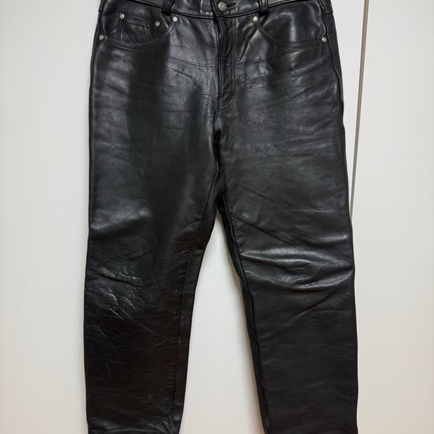 90s Schott 레더팬츠 (36)