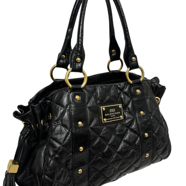 2000s Balenciaga 발렌시아가 레더 토트백