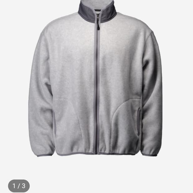 [구매, 1]너티새비지MICROFLEECE JACKET 1%Melange