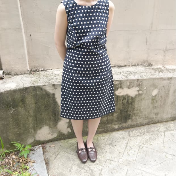 Brooks Brothers dots dress