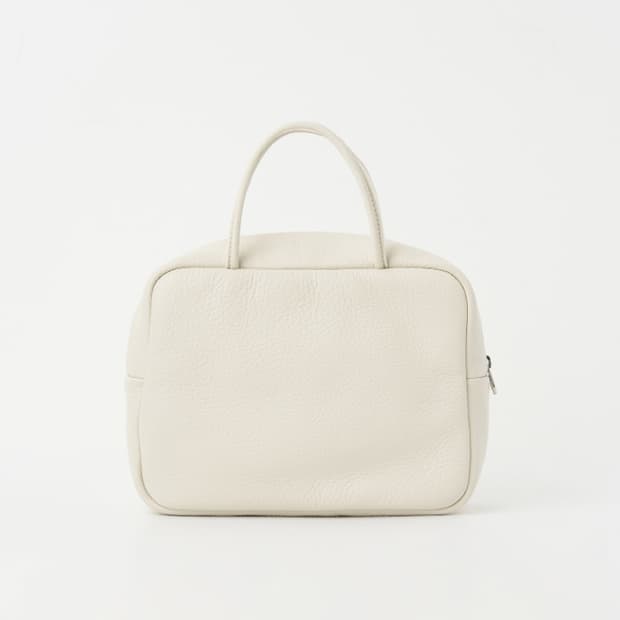 유라고 Square top handle bag 아이보리