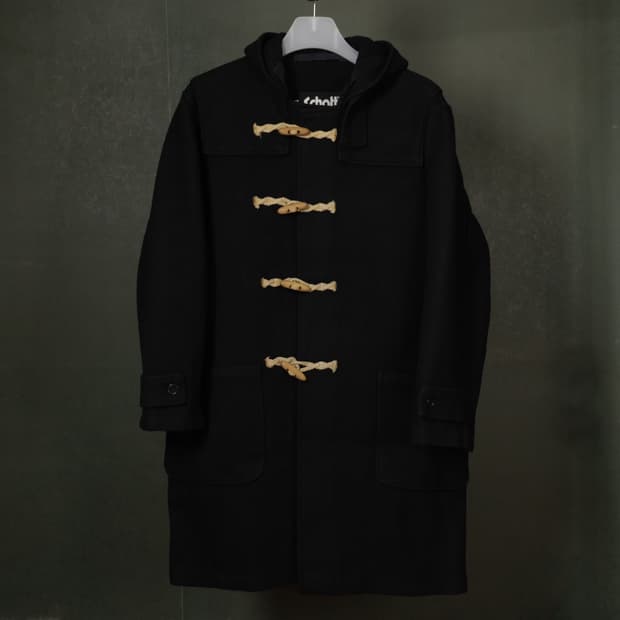 Schott 쇼트 후드 더플코트 L