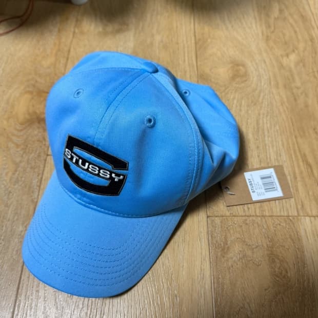 스투시 미드 뎁스 라지 S 스냅백 스카이 블루 볼캡
