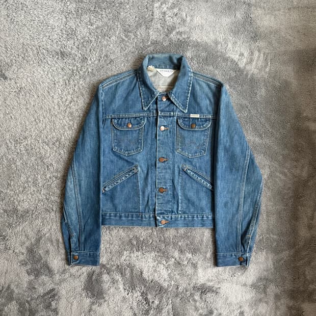 70-80s USA 랭글러 126mj 데님자켓 청자켓