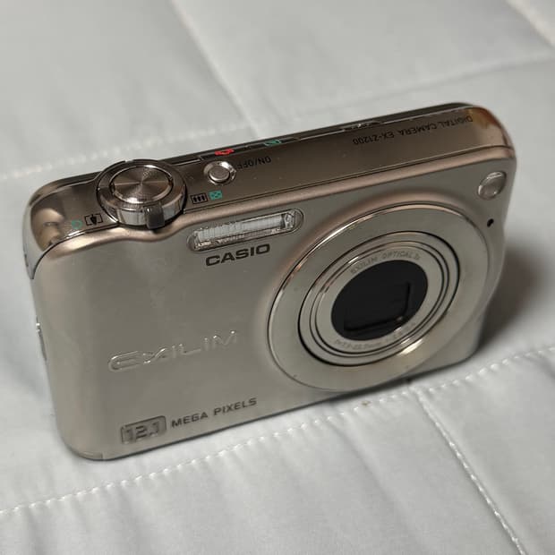 카시오 엑슬림 exilim ex z1200 실버