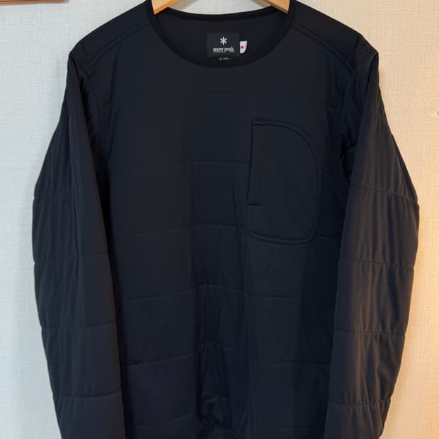 [M]스노우피크 재팬 플렉서블 인슐레이티드 풀오버 블랙