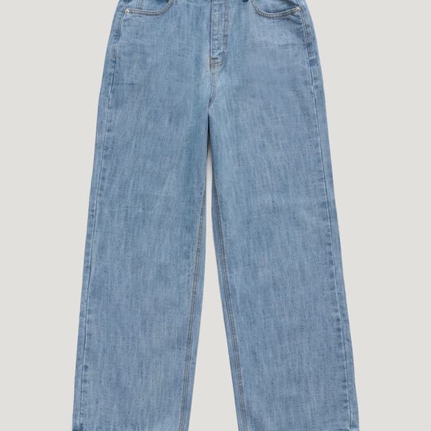 새상품) 파르벵 farven 워시드 와플 데님 팬츠 S사이즈