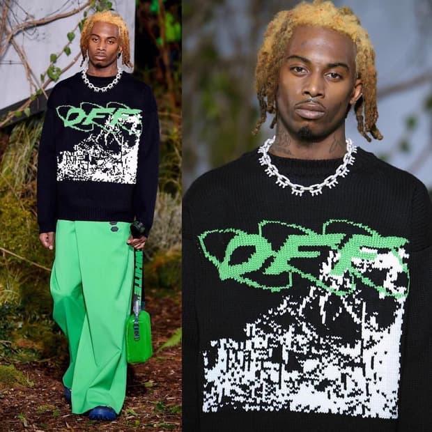 오프화이트 19FW 루인드 펙토리 니트 