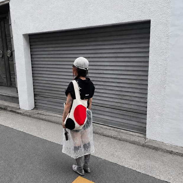33. ladybug fringe bag • handmade •