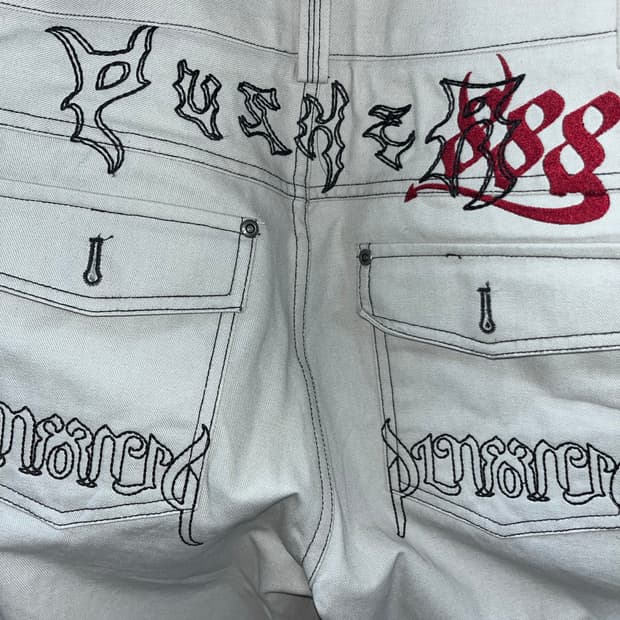 <새상품>플노팔 888데빌 스티치 팬츠