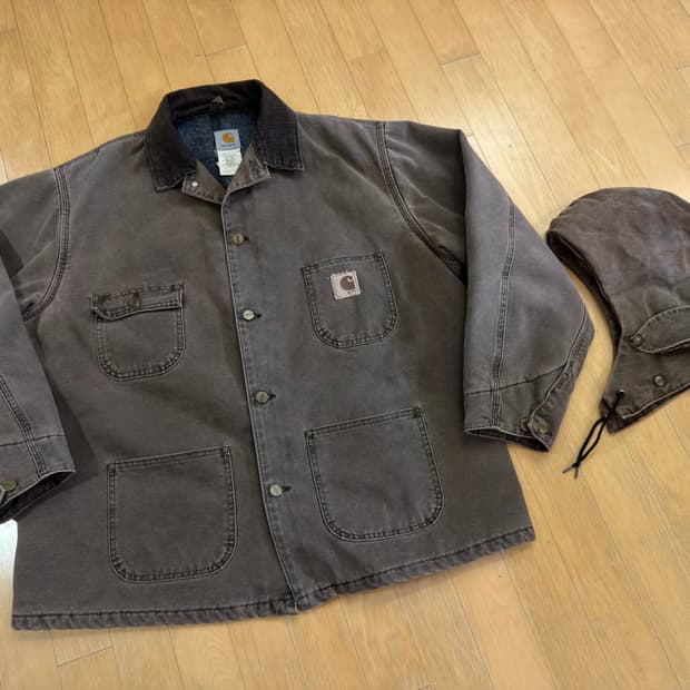 [칼하트] 00s C02 CHT 트래디셔널 코트 체스트넛 XL (후드O)