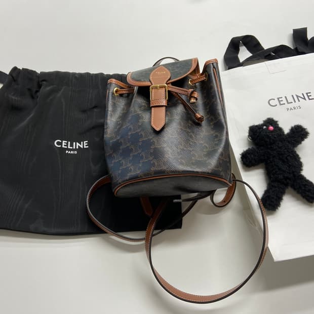 Celine 셀린느 트리오페 폴코 백팩 미니