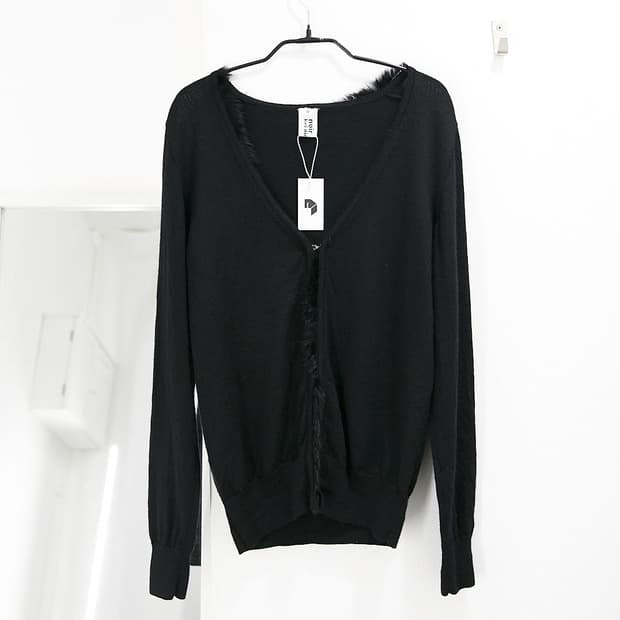 Fur Trimming Cardigan