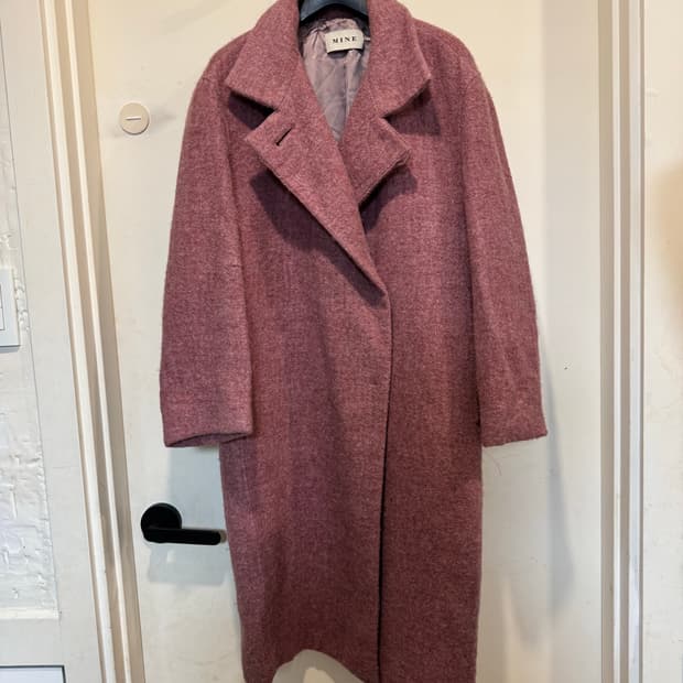 mine 마인 알파카 코트