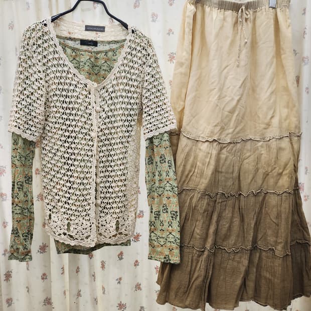 (지구샵)  노랑노랑 봄코디세트 