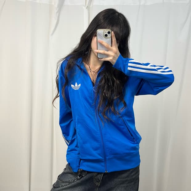 Adidas blue firebird jersey