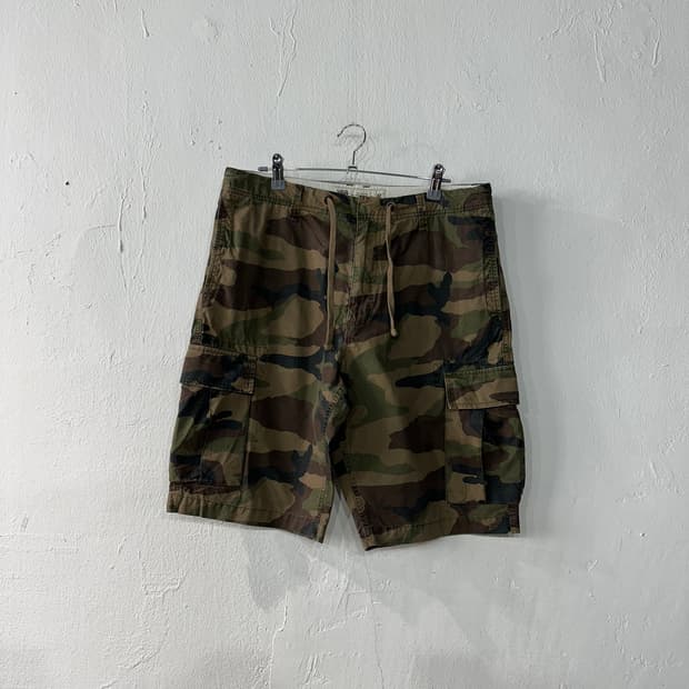 반스 카모 카고반바지 32