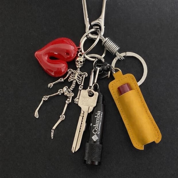 스컬 키링 개인결제