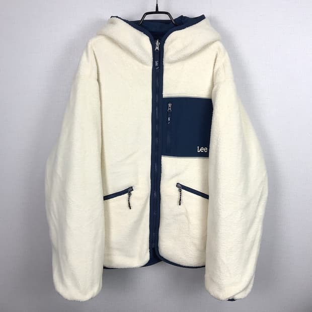 리 LEE 리버시블 양면 플리스 후드자켓 남성XL
