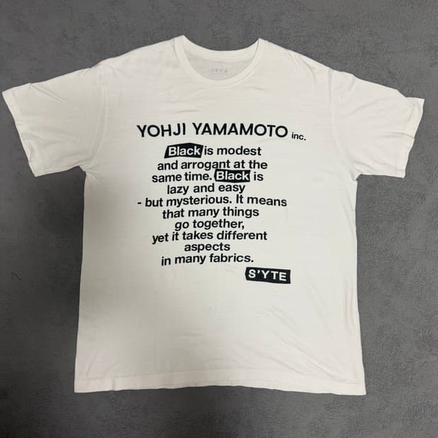 Yohji Yamamoto S'YTE Short-sleeve 